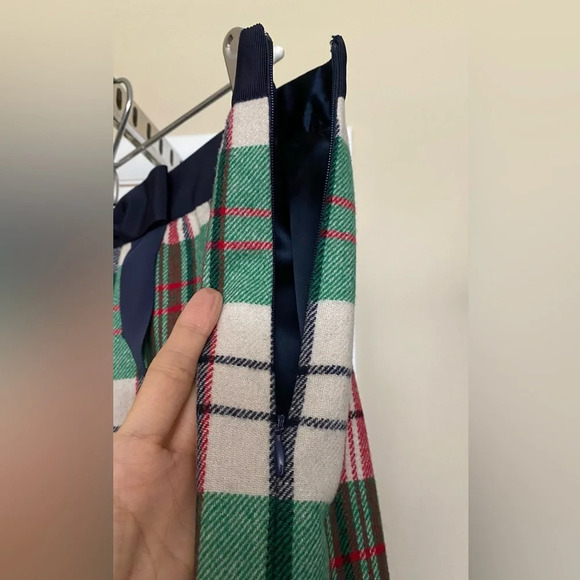 NWT Vineyard Vines Tartan Bow Wool-blend Skirt Size 12 - Picture 7 of 9